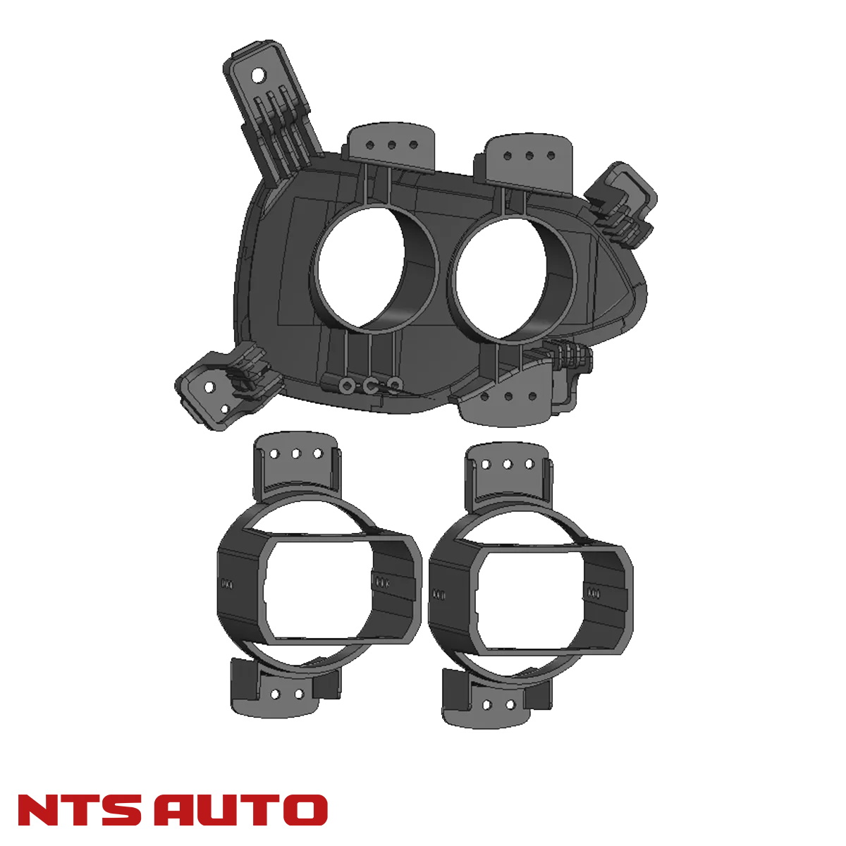 Крепление изготовленное на 3D принтере для Hyundai Solaris 2 2017-20 (Взамен ДХО)