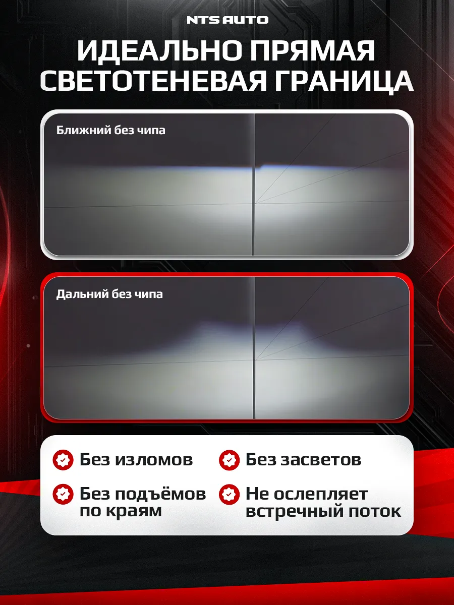 BI-LED линза "GRUMIUM" 3 дюйма 12V 6300K