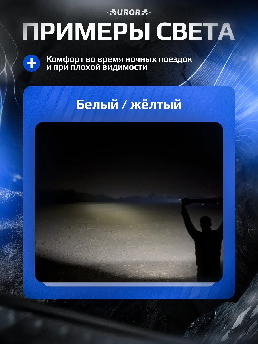 СВЕТОДИОДНАЯ БАЛКА 40" ДВУХРЯДНАЯ КОМБИНИРОВАННОГО СВЕТА AURORA D6D