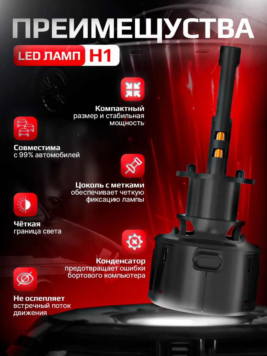 Светодиодная лампа T95 H1