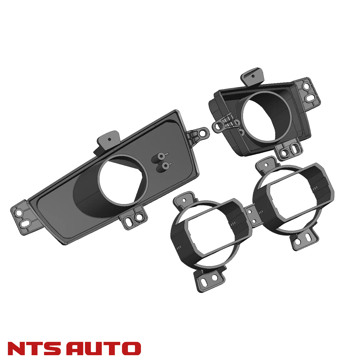 Крепление изготовленное на 3D принтере для FORD FOCUS 3 рест. -  2 дюйма