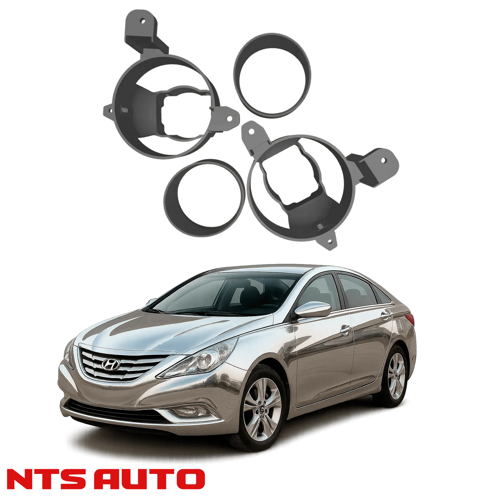 Крепления для противотуманных фар на Hyundai Sonata VI (2010–2013)